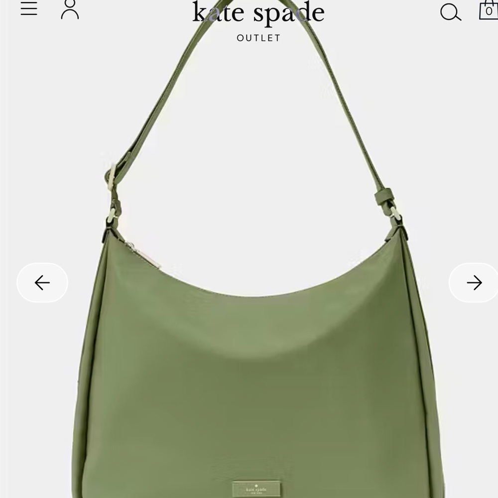 Kate Spade Olive Green Hobo Bag